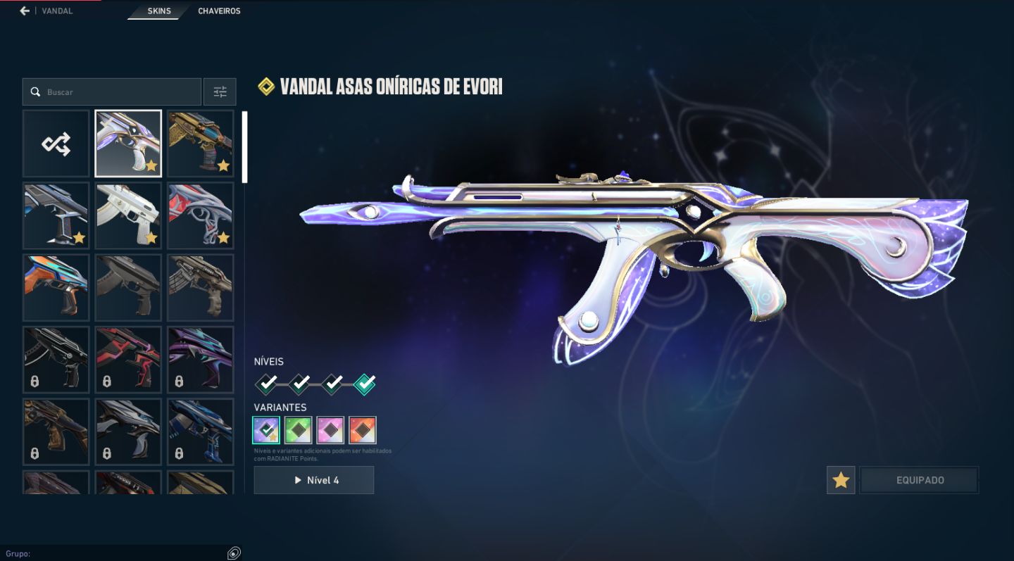 CONTA VALORANT COM SKINS EXCLUSIVAS, FACA, CARDS E SPRAYS!