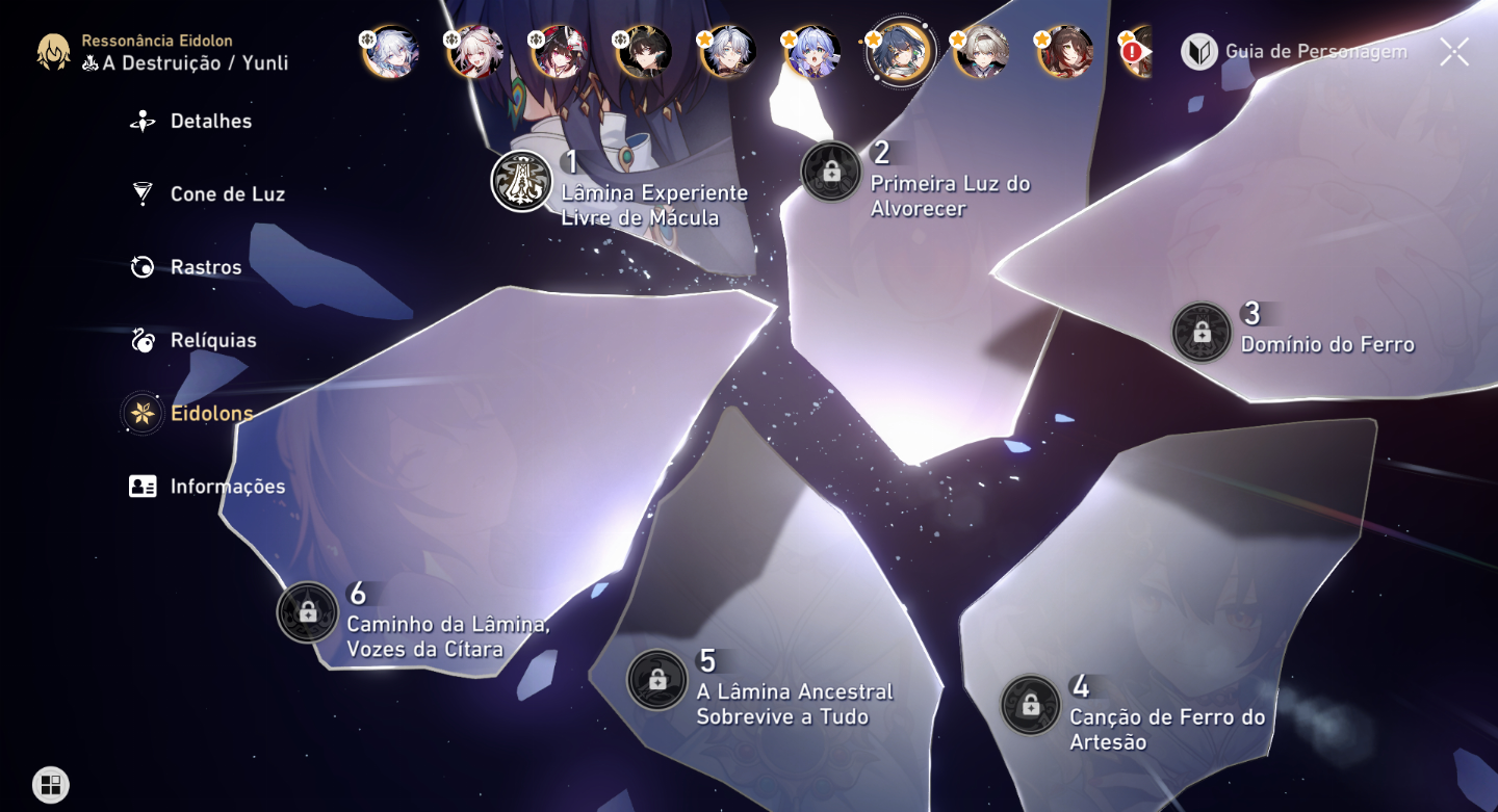 Conta honkai star rail 32 5* endgame + herta e2
