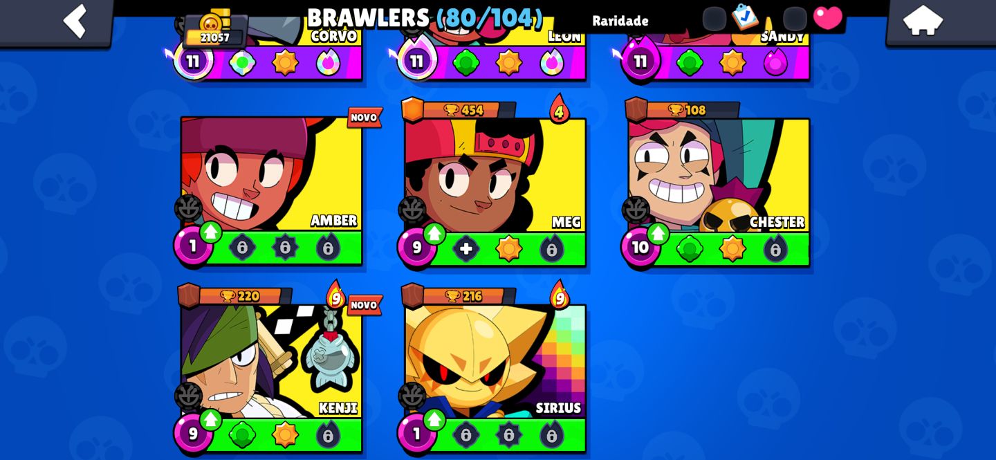 Conta de Braw com 21k de troféus e dois Passes e uma conta de clash arena 19