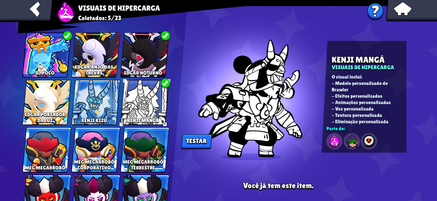 Conta BRAWL STARS TODOS OS BRAWLERS | 28.983 TROFÉUS - MUITAS SKINS