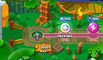 CONTA BRAWL STARS COM 10K E MUITAS SKIN