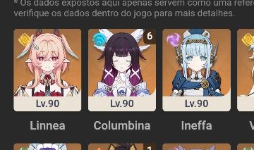 Columbina C6R2 + Linnae e Ineffa R1