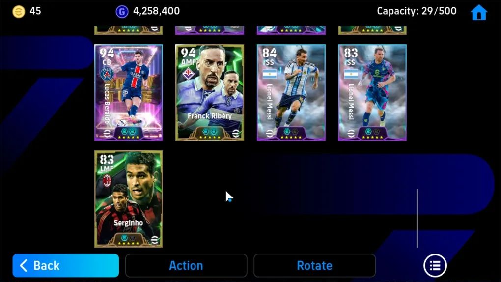 CONTA EFOOTBALL 3200 FC |MESSI 108 |NEYMAR 105 | BARESI 105 | KAHN 105 | 4.2M GP