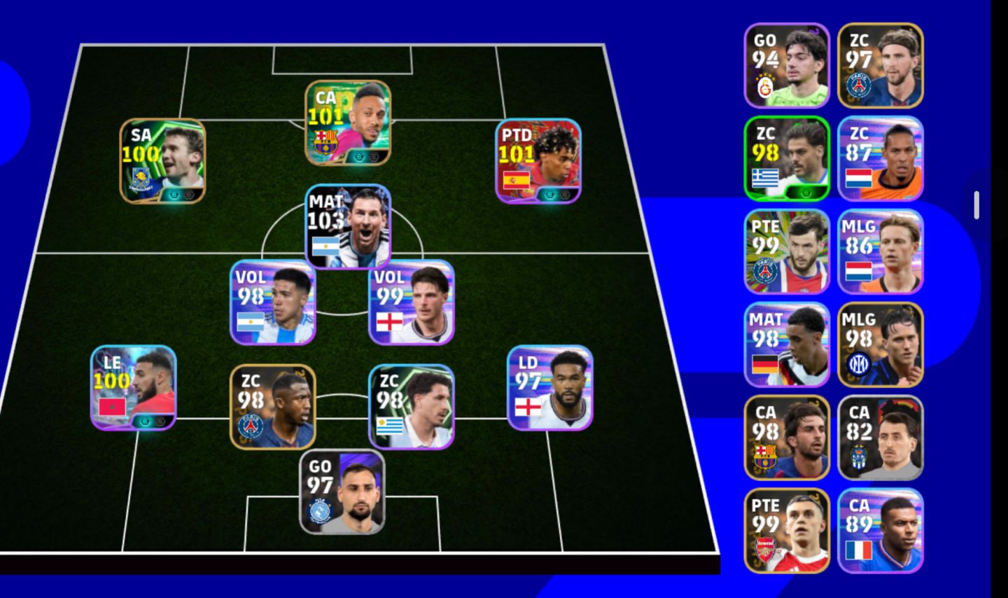 Conta de Efootball PERFEITA para REVENDA com alguns jogadores e 1400 MOEDAS