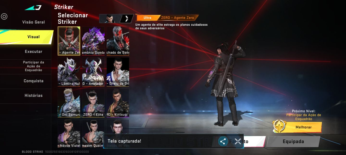 Conta blood strike impecável na barbadaa