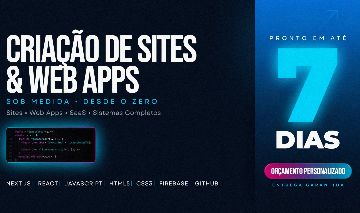 Criação de Sites e Sistemas Web Profissionais com Banco de Dados