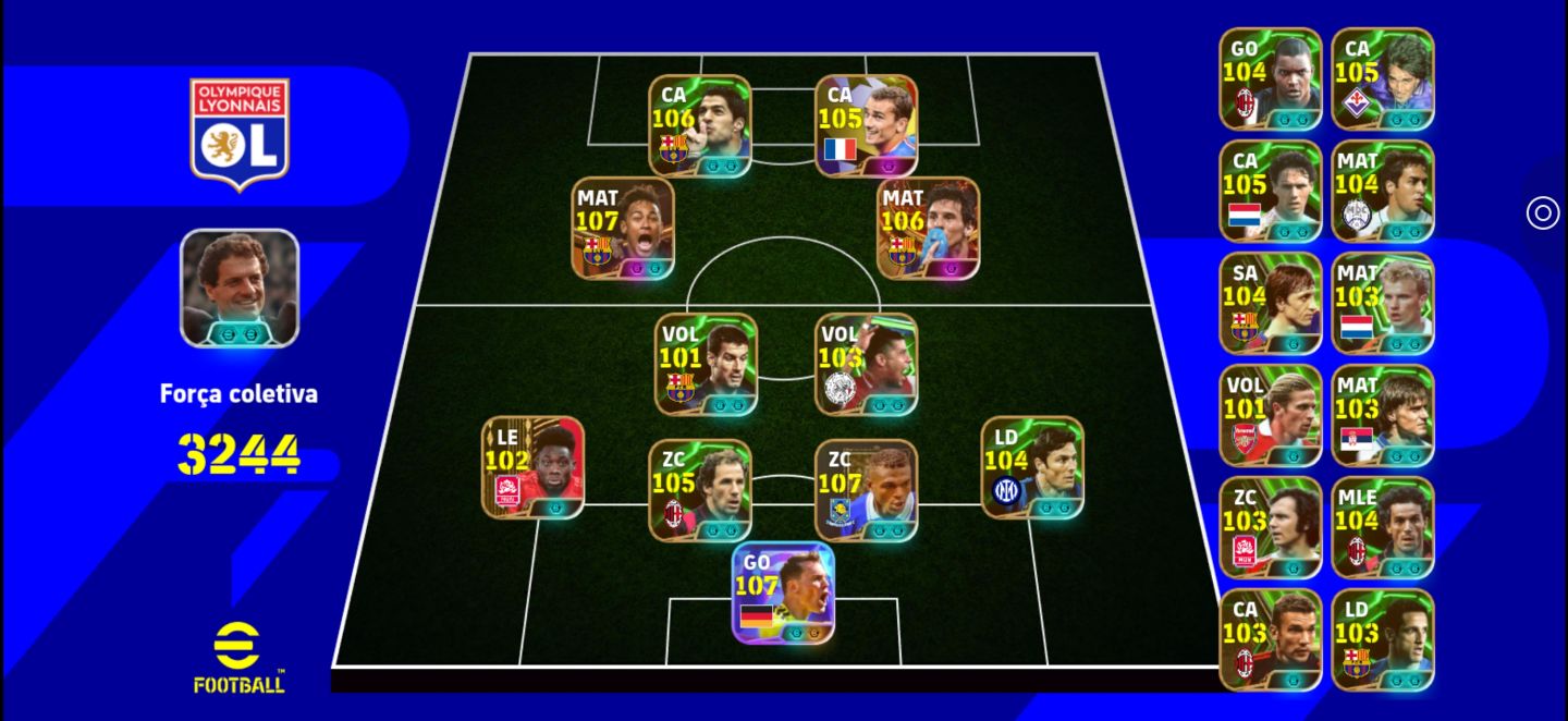 CONTA ULTRA END-GAME eFOOTBALL | FORÇA 3247+ | +60 ÉPICOS/BIG TIME SUPREME
