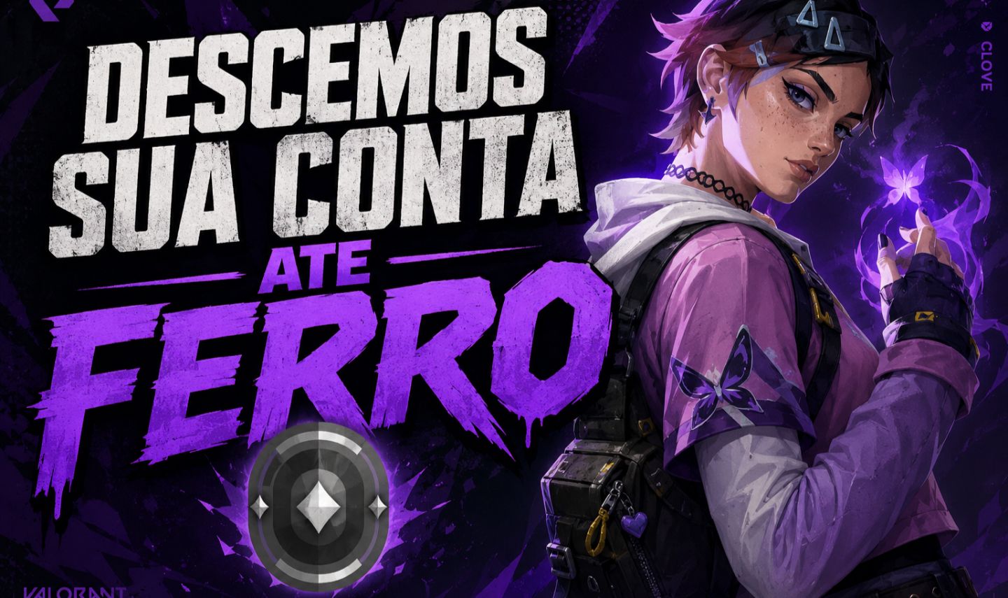 DESCEMOS SUA CONTA ATE FERRO PARA SMURF - ELOJOB INVERSO