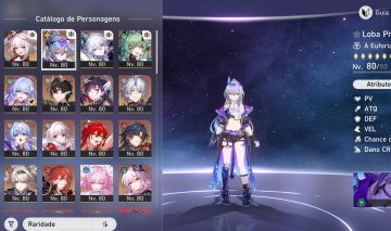 Conta Honkai Star Rail 41 personagens 5 estrelas + Genshin 26 5 estrelas