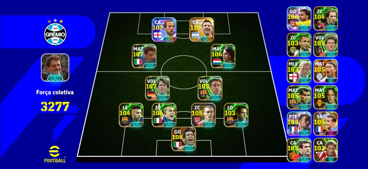 CONTA INSANA COM NOVO MESSI 110 + MATTHÄUS 107 + BUFFON 108!