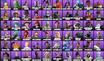 Conta Fortnite INSANA 82 Skins | Simpsons, Superman, Scooby-Doo + 13 Pagas