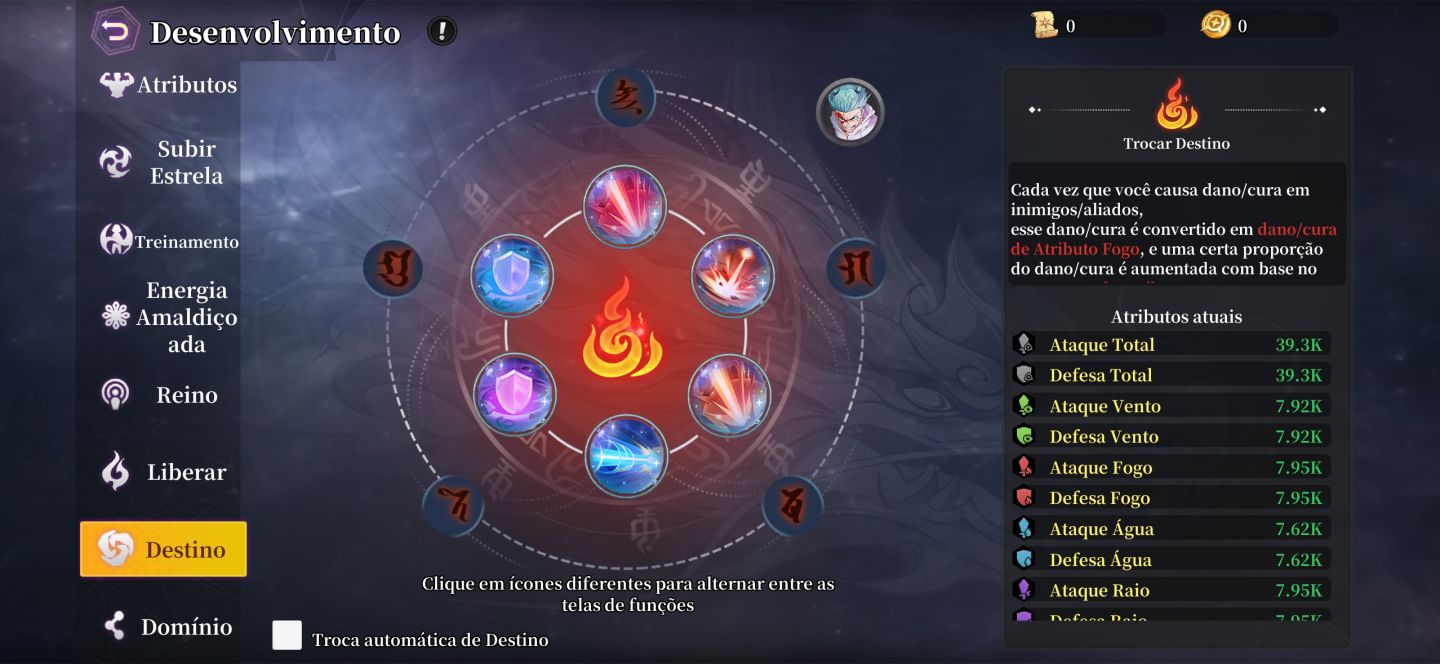 Conta Rei do Jujutsu - Top 3 Server