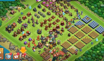 Conta Clash of clans rushada Full acesso cv17