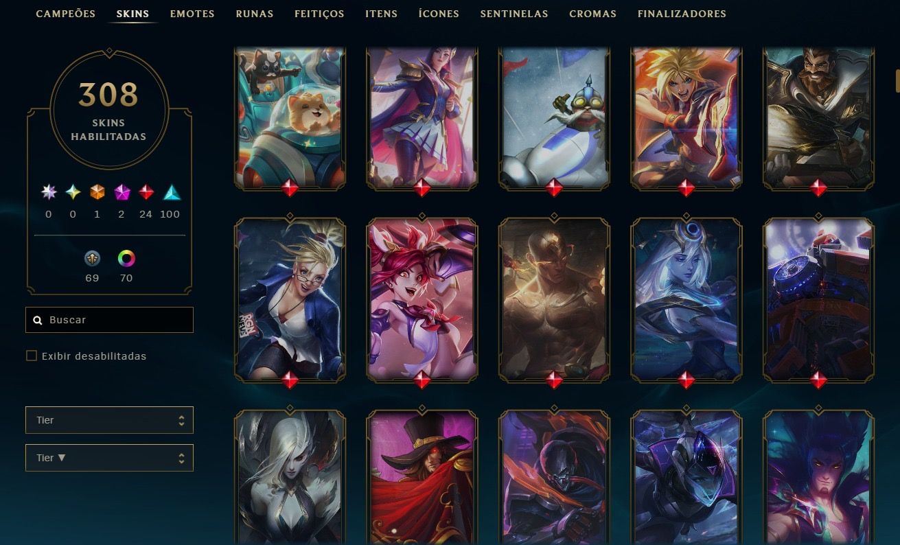 CONTA ESMERALDA SOLO/DUO & FLEX | 308 SKINS | TODOS CAMPEÕES | JÁ FOI DIAMOND
