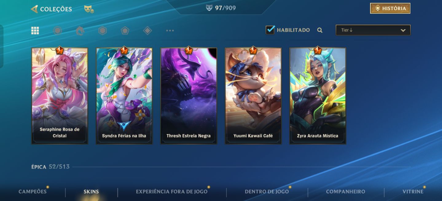 Conta a valor de desapego