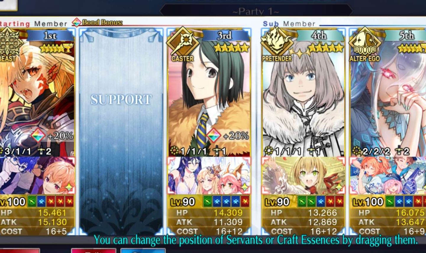 FGO NA 9 SSR (11 NP) | Tiamat NP2 + Draco NP2 | Oberon | Starter Camelot