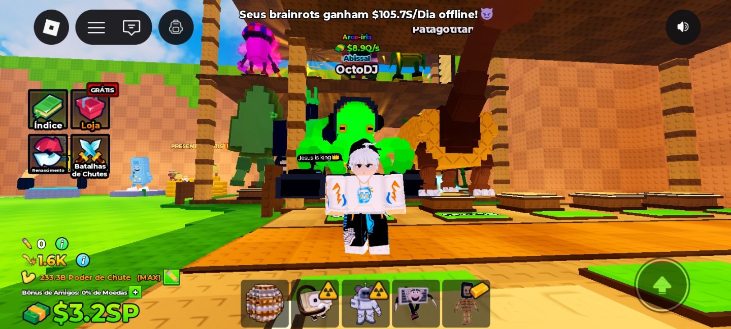 Contas de kick a Lucky block