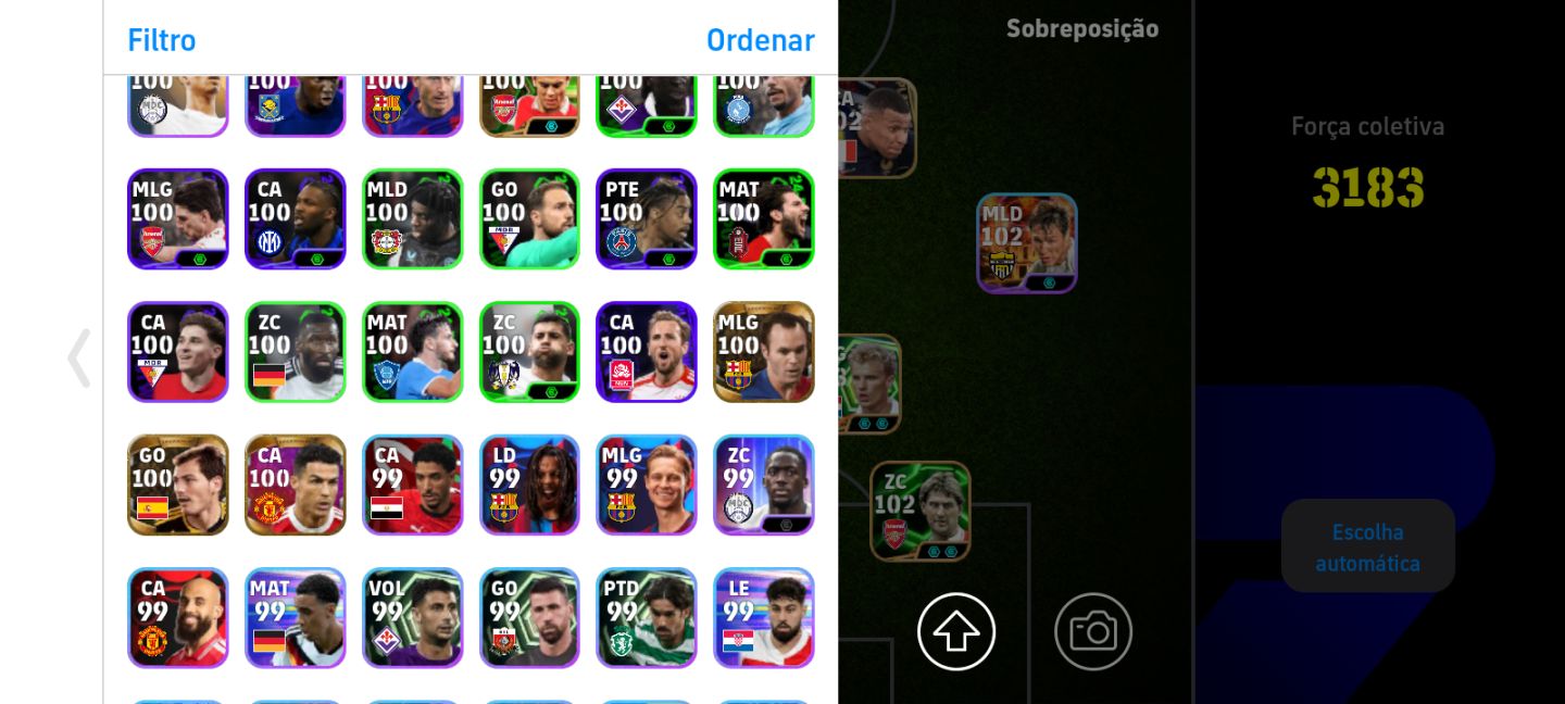 CONTA EFOOTBALL MUITO RARA!! TIME LEGENDS PES 21+CARTAS RARAS E ANTIGAS!!