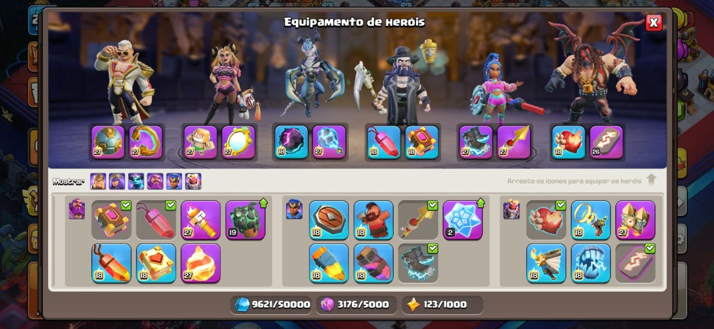 CV18 FULL RARO SKINS E PAISAGEM EXCLUSIVAS