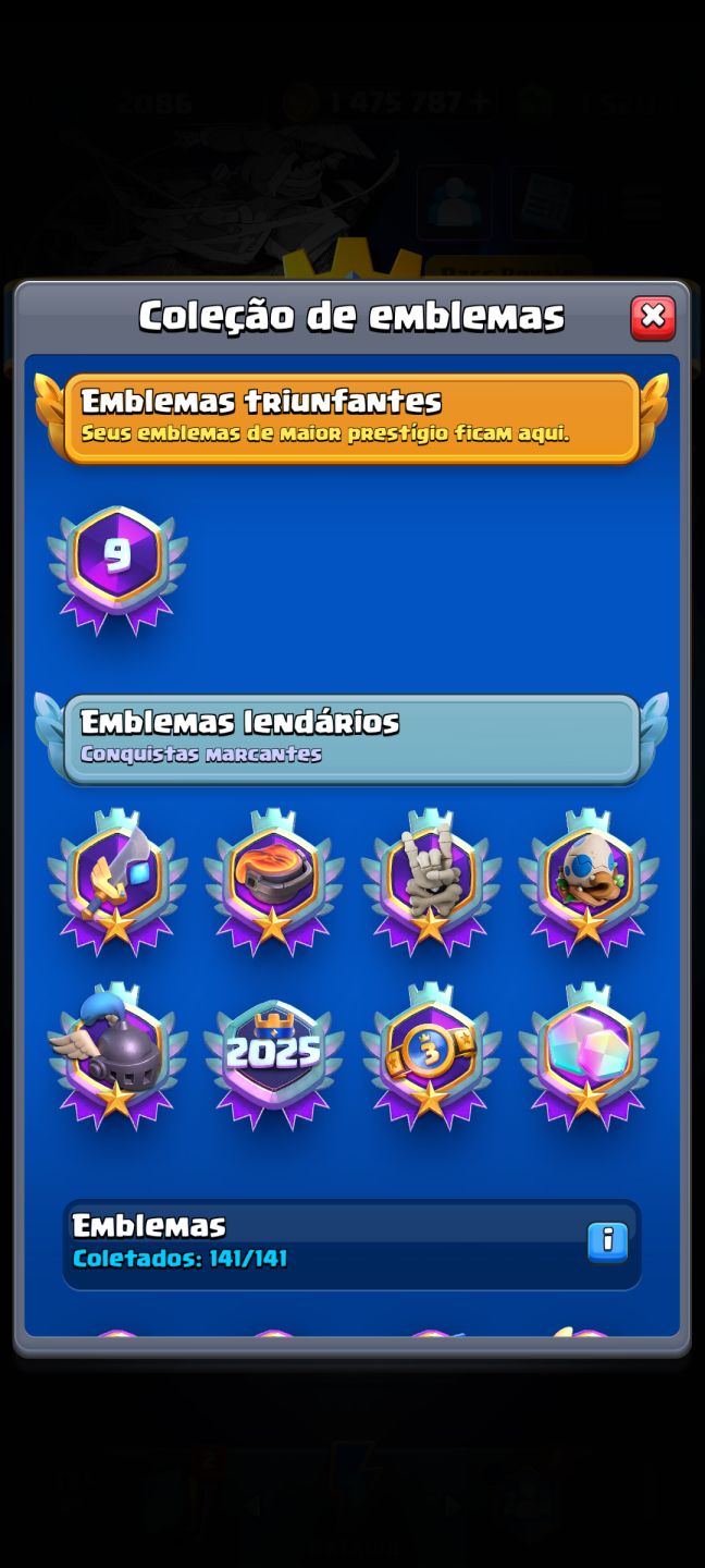 Conta de Clash Royale Upada