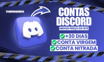 [MENOR PREÇO] CONTAS DISCORD +30 DIAS PARA ATIVAR NITRO