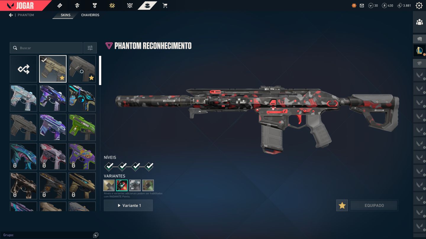 Conta do valorant com varias skins, singularidade e preludio do caos