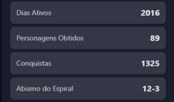 Conta Genshin Dia do Lançamento EndGame + Honkai Star Rail EndGame