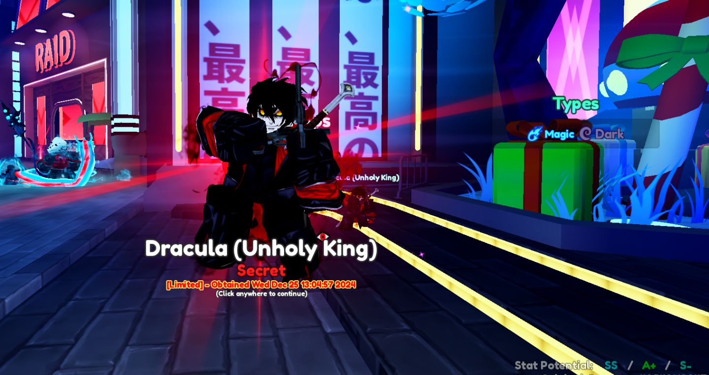 Anime Adventures Skins Units e contas (Temos Homura/aizen/alucard disponiveis)