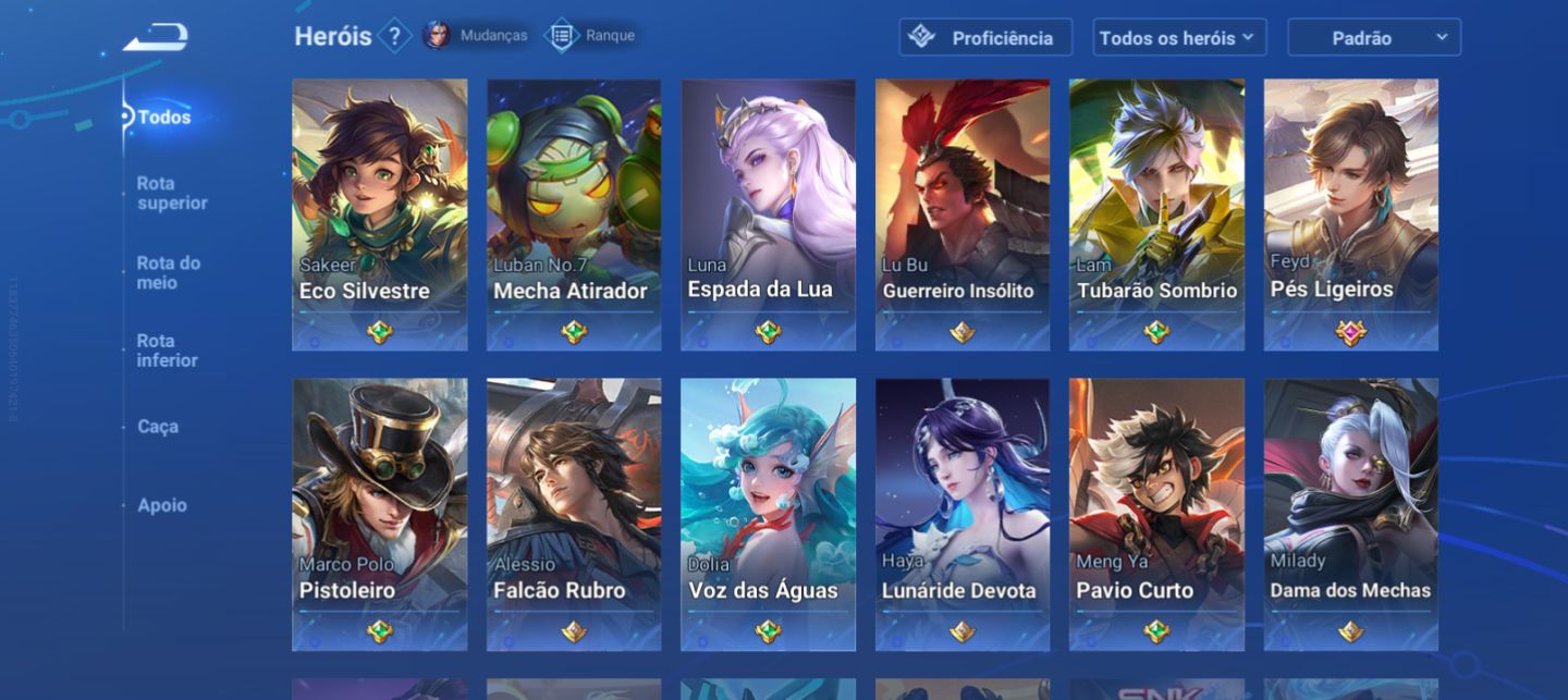 CONTA HONOR OF KINGS 156 SKINS+ 113 HERÓIS | 3x GM (T7/T8/T9)