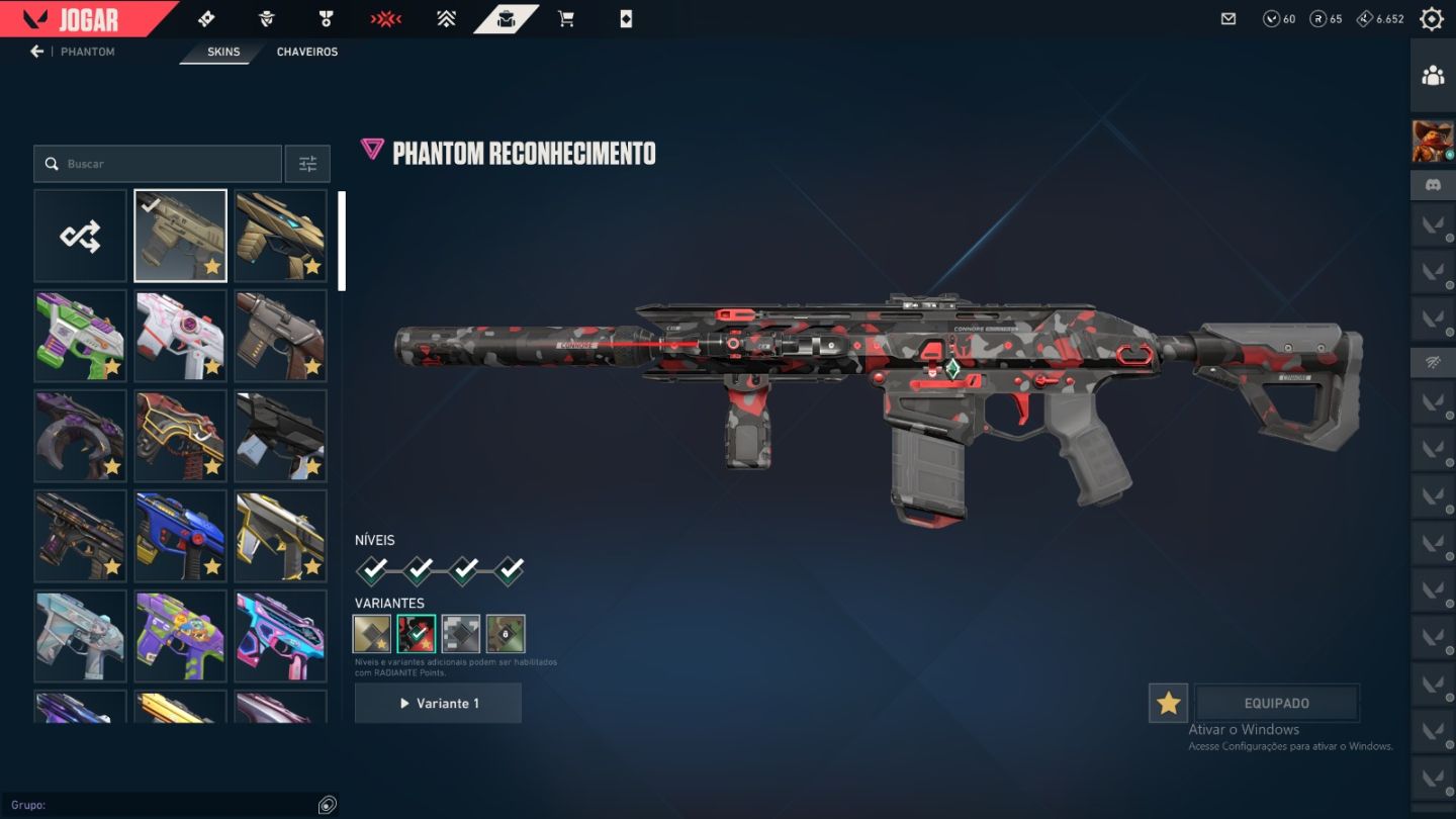 Conta VALORANT com várias skins Incluindo Champions 2023 e Arcane
