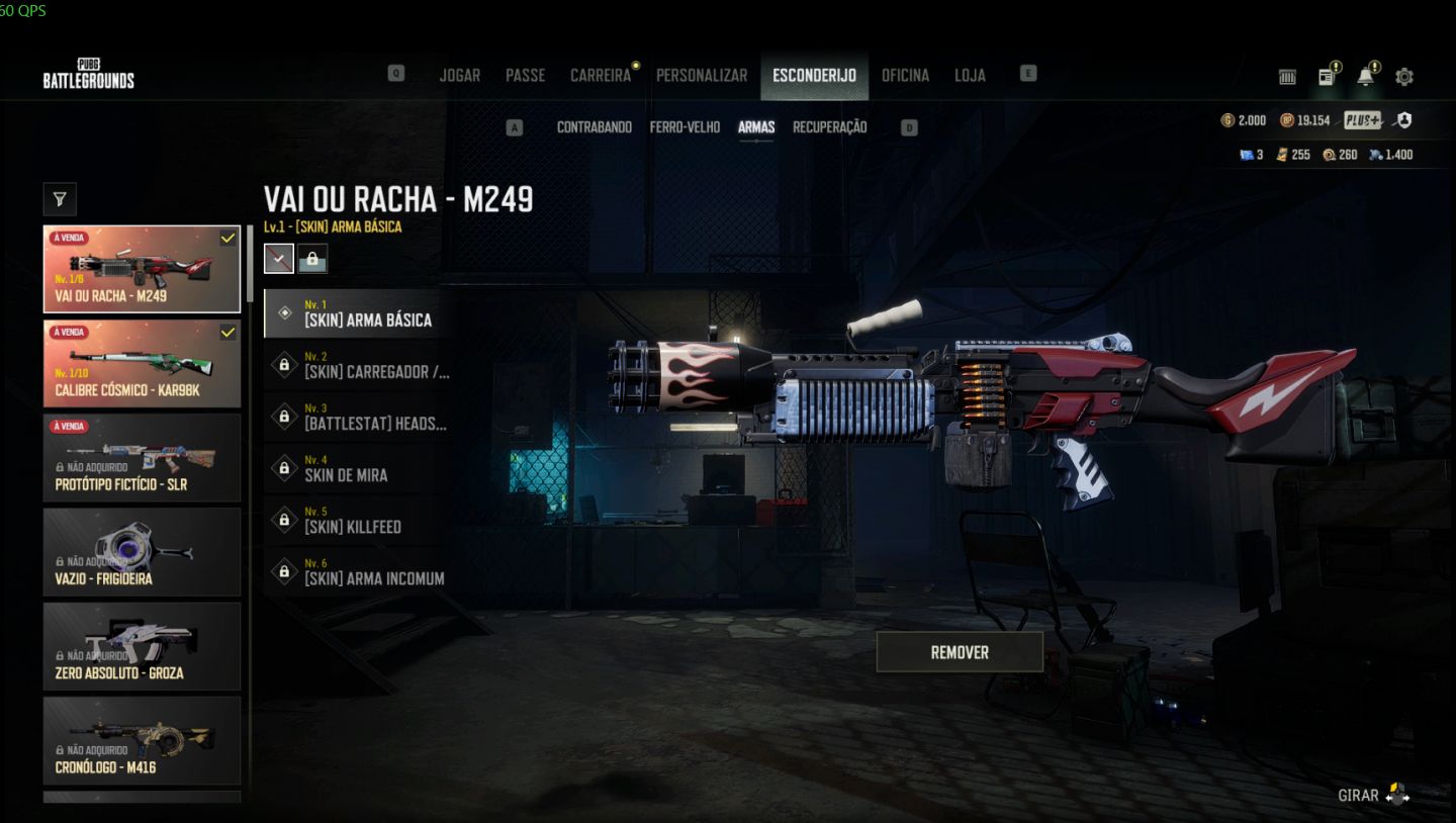 PUBG STEAM PROGRESSIVA M249 +K98 PROGRESSIVA - LEVEL DA CONTA 32