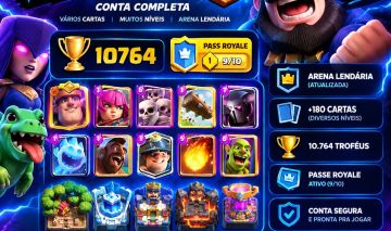 Conta Clash Royale