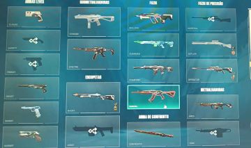 Conta de Valorant com muitas skins!!