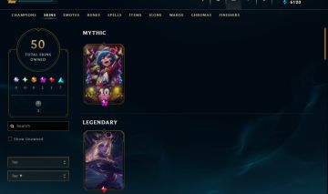 CONTA LOL 50 SKINS | LVL 93 | CONTA FULL ACESSO | INATIVA
