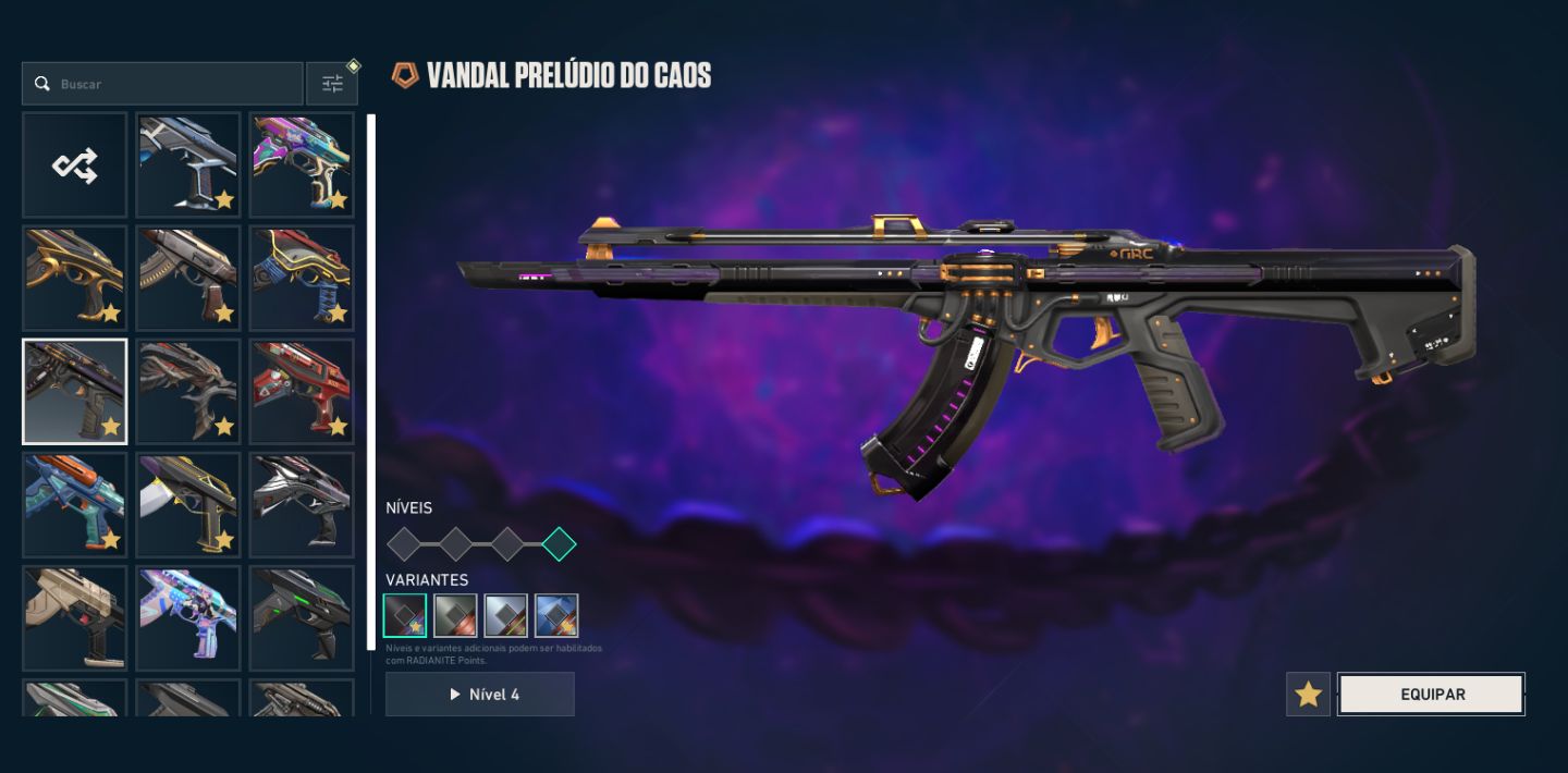 Conta Valorant com Skins - Lvl 314 quase R$3 MIL GASTOS - Ascendente