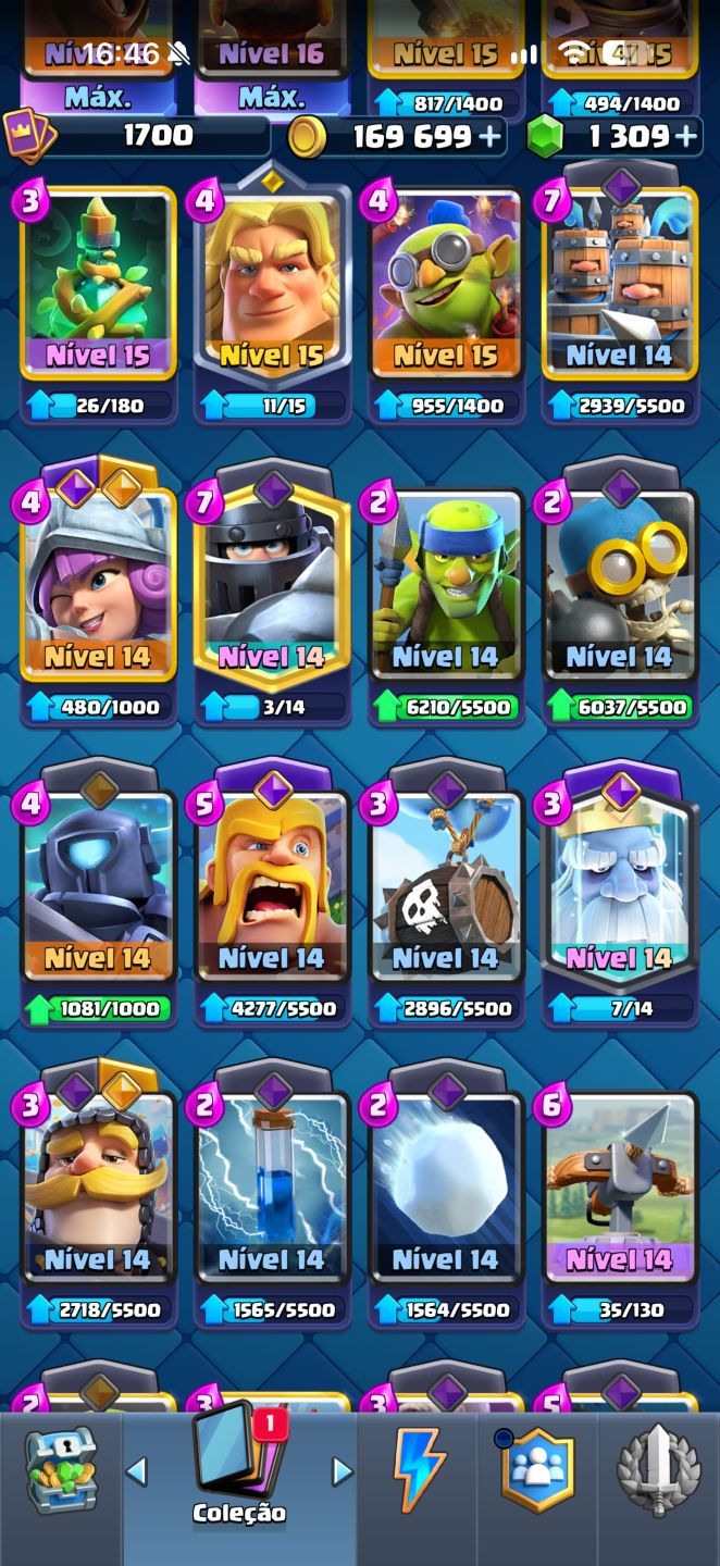 Conta Clash Royale 13.700 troféus