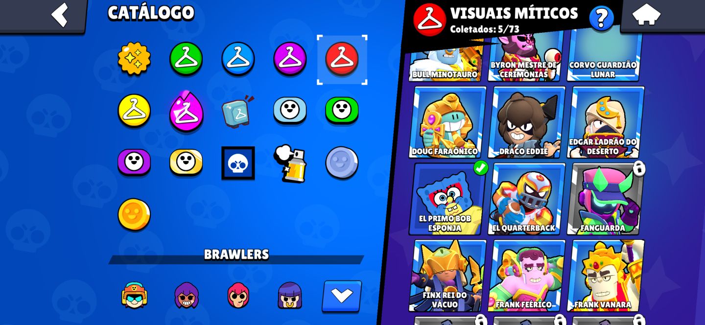 CONTA BRAWL STARS COMPLETA 35K TROFÉU(+600 gemas)