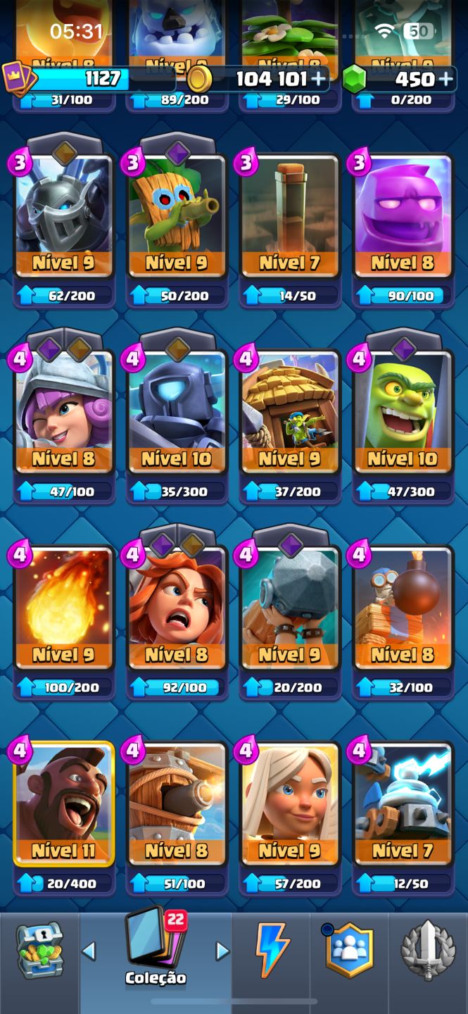 Conta Clash Royale | Rei 12 | 6.594 Troféus | Muitas Lendárias | 118/123 Cartas