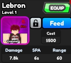 UNITS RARAS ALL STAR TOWER DEFENSE