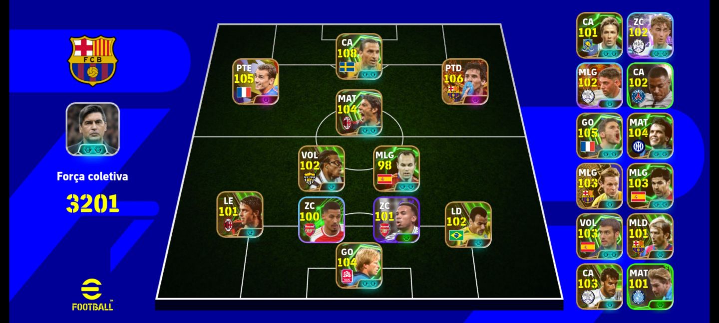 CONTA EFOOTBALL 3206/4 BIGTIMES 2 MESSI RAROS, GRIEZMANN DE JONG E MUITO MAIS!!