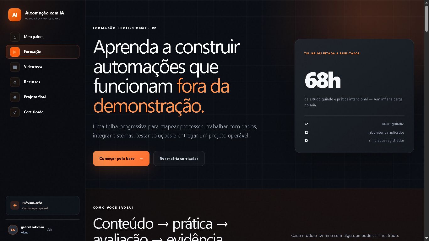 Automação com IA | Curso + Plataforma