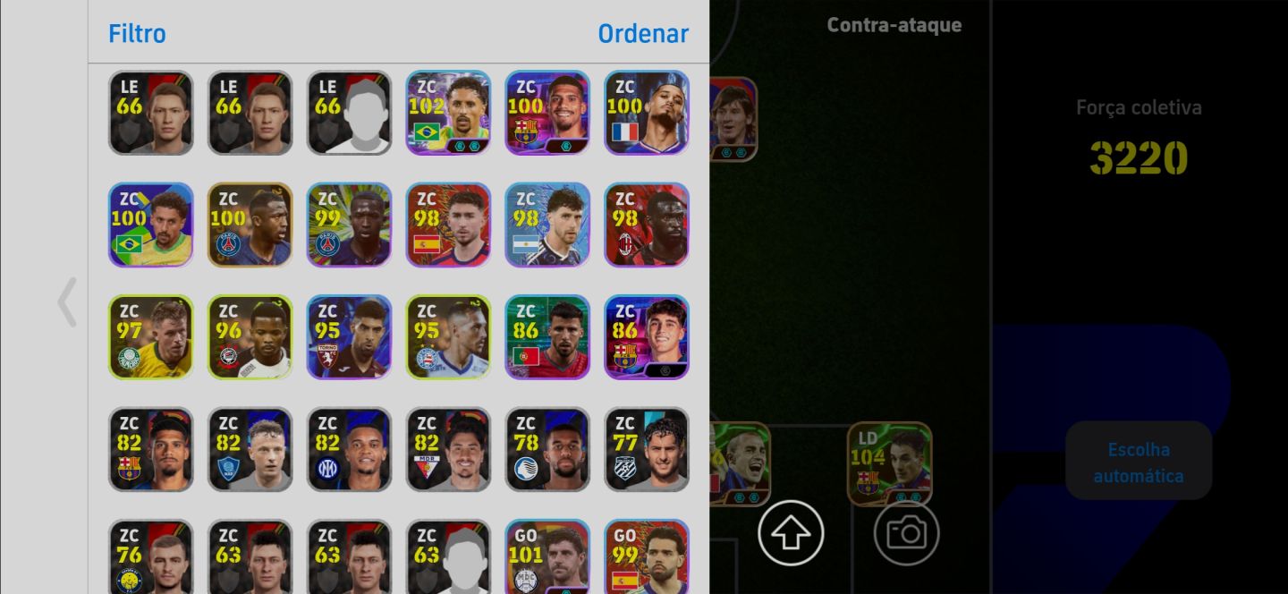 CONTA EFOOTBALL RARA! NEY E MESSI DO PACK + AGUERO BLITZ + BATISTUTA E++!