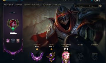 Conta Mestre LOL