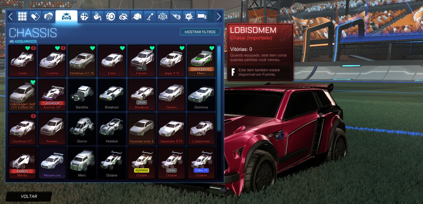 Conta Rocket League | Campeã S22 | Fennec Preto | Preço de Forn | BARATO!