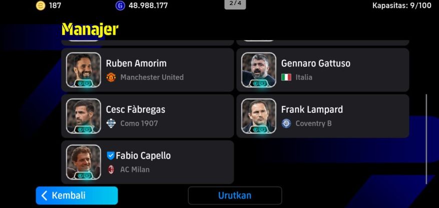 CONTA eFootball - 3262 OVER