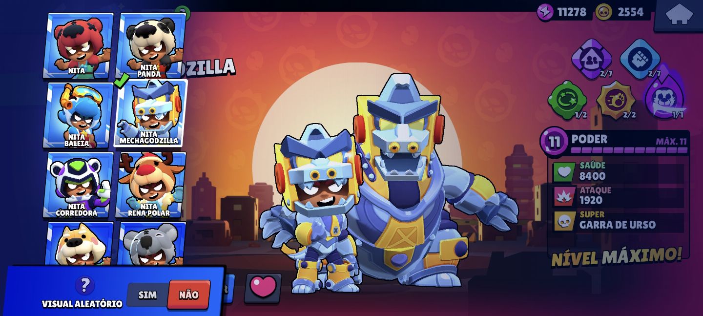 CONTA BRAWL STARS 15K - 64 BRAWLERS - 11 MÁXIMOS - GRUPO ALPHA SOLUTIONS