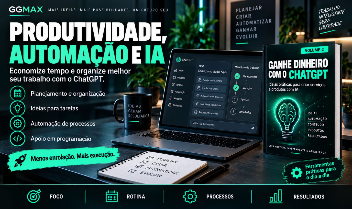 GANHE DINHEIRO COM O CHATGPT - Ideias práticas para criar serviços com IA