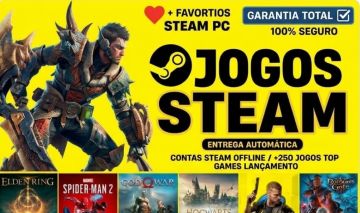 Jogos Lançamentos & Clássicos Steam Offline | Entrega Automática 24/7