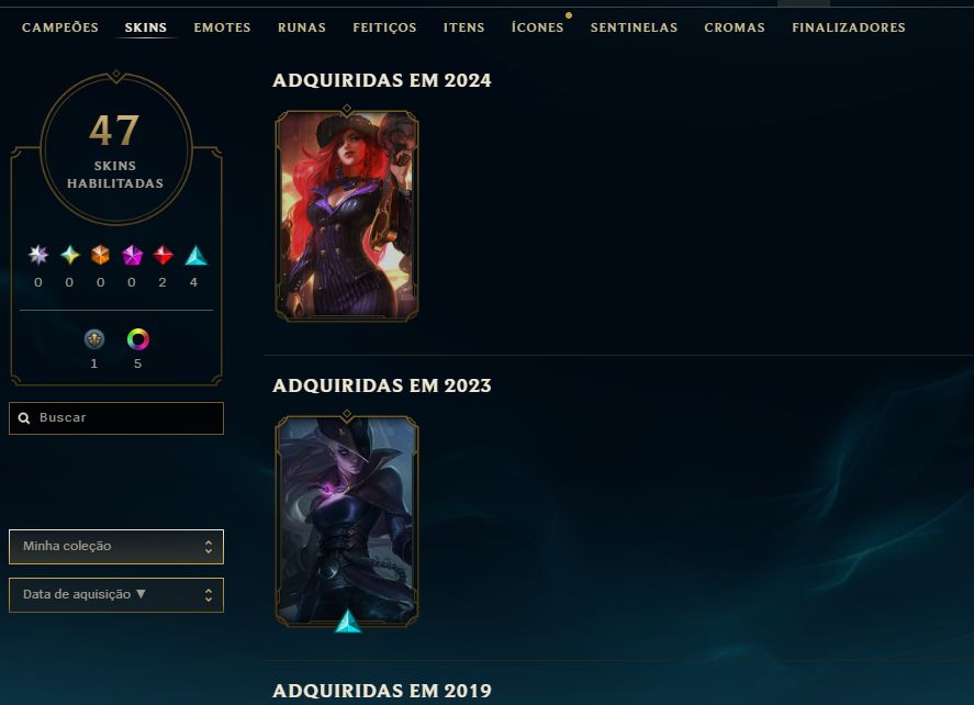 [Entrega Automática] Lol Esmeralda, 47 Skins, Skins Lendárias, 25K Ea, Lvl 50