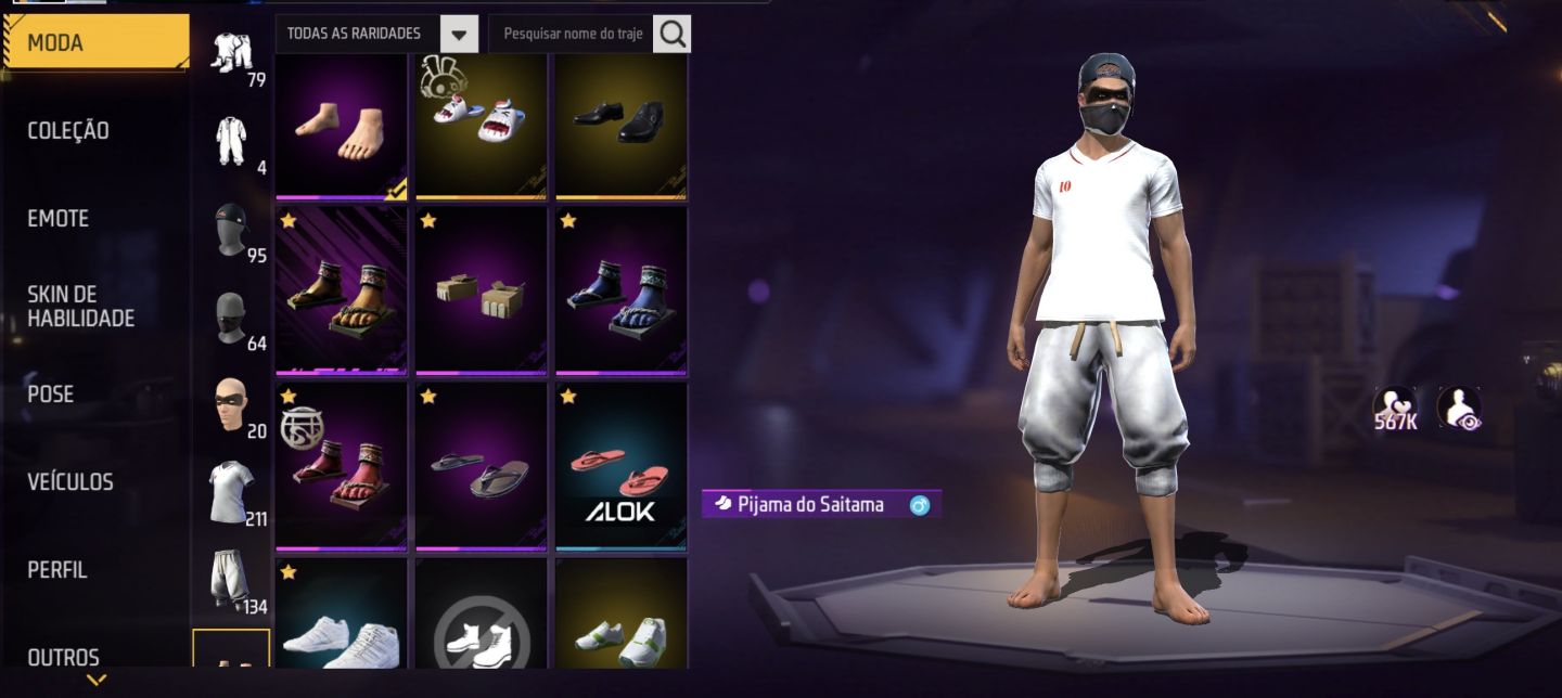 CONTA FREE FIRE DE 7 ANOS GEMADINHA